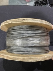 7 x 19 Black Aircraft Cable Wire Rope 1/8″ – 500 ft