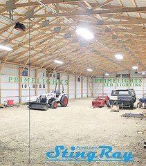 4 Lamp T8 LED HighBay – Warehouse, Shop, Garage BRIGHT Commercial(10 FIXTURES)