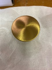 Kohler K-78385-2MB 1.5″ Mushroom Knob – Vibrant Brushed Moderne Brass