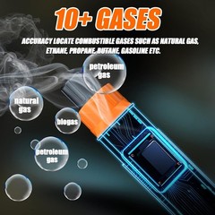 Natural Gas Leak Detector, Portable Gas Sniffer with Audible Propane -50A