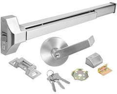 Durable 304 Stainless Steel Panic Exit Device with Lever Handle, UL10C Certified