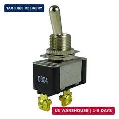 Gardner Bender GSW-11 Heavy-Duty Electrical Toggle Switch, SPST, ON-OFF, ¾ HP 12