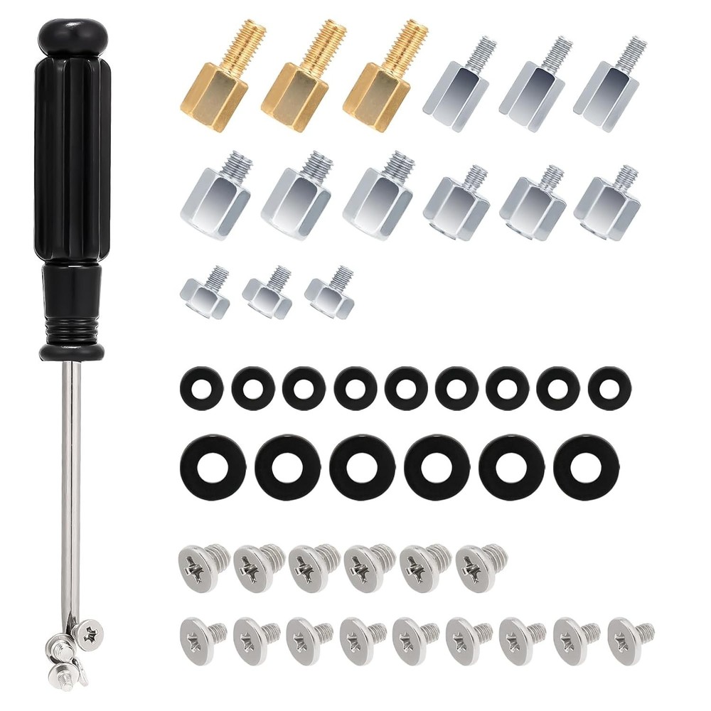 New 46PCS NVME M.2 SSD Mounting Screws M.2 SSD Screw Kit for Asus gigabyte