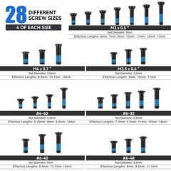VOTATU Red Dot Mounting Screws Kit – 112 Pcs (28 Sets) Gunsmithing & Optics…