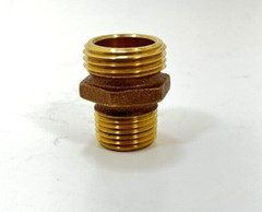 Heavy Duty Brass 1/2″ Male NPT Pipe to 3/4″ Male Garden Hose GHT Thread Adapter