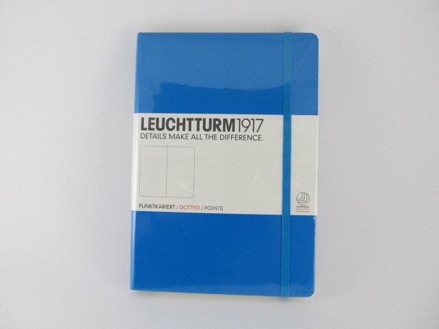Leuchtturm 1917 A5 Softcover Dotted Notebook – Azure Blue – Brand New Sealed