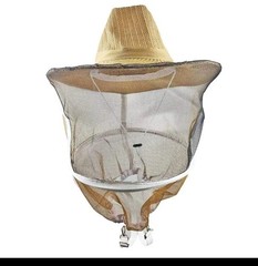 Beekeeper Hat with bee veil – Cowboy style Beekeeping protective Hats 3 pack