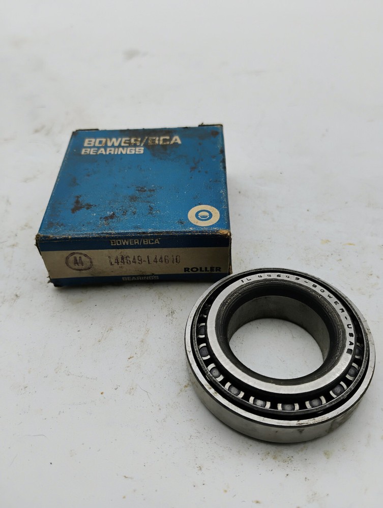 Bower L44649-L44610 Roller Bearing Cone Cup NOS Made in USA 99028