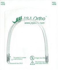 J&J Ortho™ Orthodontic White Coated Arch Wire Ovoid / Natural Optional (5/pk)