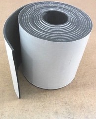 Neoprene Rubber Sheet Solid w/Peel-Back Adhesive 1/4″Thk x 4″ W x 12″ L Pad