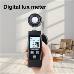 Digital Lux Meter, 0-200,000 Lux, Digital LCD Pocket Light Meter
