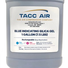1 Gallon Desiccant Blue Indicating Silica Gel Dry Air Beads (7.5 LBS) 3-5 MM