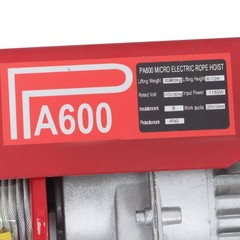 1320lbs Electric Hoist 110V 1150W Crane Winch 328ft Wireless & 14ft Wired Remote