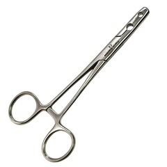 5.5″ Post Mortem Arterial Fixation Forceps, Fenestrated Serrated Jaws, Stainless
