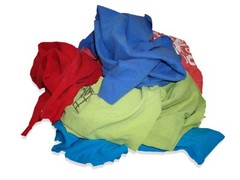 Knit Colored Rags – 50 LB Box – Wiping Cleaning Cloths