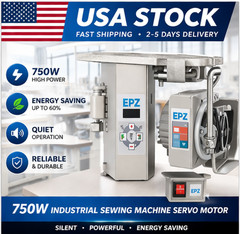 110V Servo Motor Industrial Sewing Machine Silent Energy Saving 450W-750W