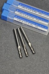 CID USA! 3/16 Shank Solid Carbide End Mill .155″ 4-Fl Corner Radius Machinist