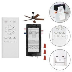 DC Output Ceiling Fan Receiver With 6 Speed Remote Control Functionality