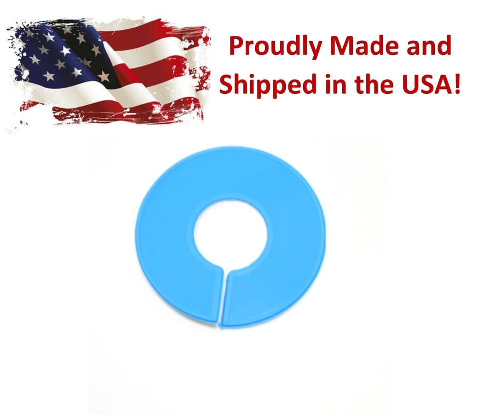 Blue Round Plastic Blank Rack Size Dividers – Multi-Pack