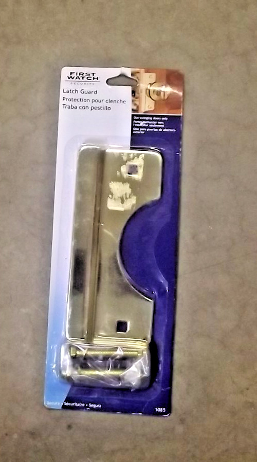 FIRST WATCH LATCH GUARD 1085 BRAND NEW Polished Brass h61
