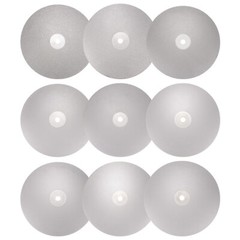 9pcs Diamond Flat Lap Disc 6″ x 1/2″ Arbor 120-3000 Grit Abrasive Wheel Lapping