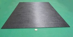 Black ABS Sheet 1/8″ (.125″) X 24″ X 36″ Haircell Textured One Side, 1 Unit