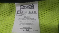 Occunomix VNE-GC-Y2/3X 50 Pk Size 2/3X Safety Vest