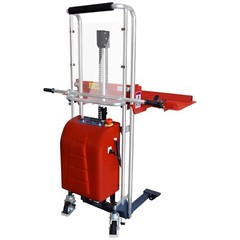 Electric Roll Lifting Truck, 660lbs Cap., 15-3/4″ Roll Dia., 59″ Lift Height