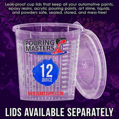 20 vasos plásticos 350 ml con medidas, para pintura, resina y cocina
