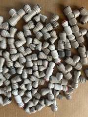 Mixed Lot Push to Connect Fittings 3/8″ & 1/2″ New Machine Take Offs John Guest