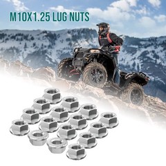 Alpha Rider M10x1.25 Locking Lug Nuts for Yamaha Blaster Banshee Raptor Warri…