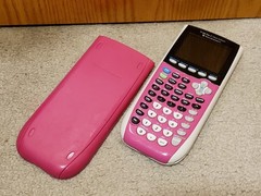 Texas Instruments TI-84 Plus C Silver Edition Graphing Calculator Pink TESTED