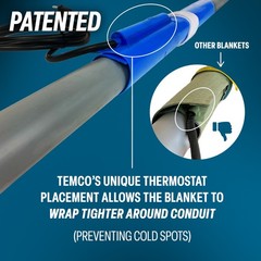 TEMCo TH4003 PVC Conduit Heat Blanket Bender 3 1/2″-4″