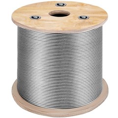T316 Stainless Steel Cable 1/8″ 7×7 Steel Wire Rope Cable 500FT Cable Railing