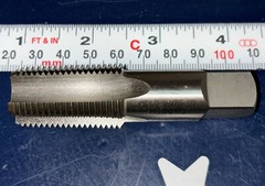 OSG 1/2-14 NPTF Pipe Tap HS HSS 6173 1313000 1/2” – 14 ONE TAP