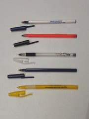 125 Piece Wholesale Bulk Stick Pens Lot: Random Colors / Misprints / Overstock