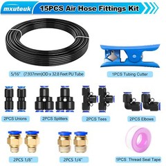 5/16 Inch Air Line Tubing Kit5/16 Inch8mm OD x 32.8 Feet10 Meter Polyurethane