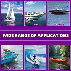 Fiberglass Boat Repair Kit Hole Crack Chip Marine Fiberglass Filler Patch
