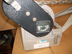 WILDCO ENVIRONMENTAL WINCH W/ COUNTER AND WEIGHT FOR GRABS TESTING 200 LB