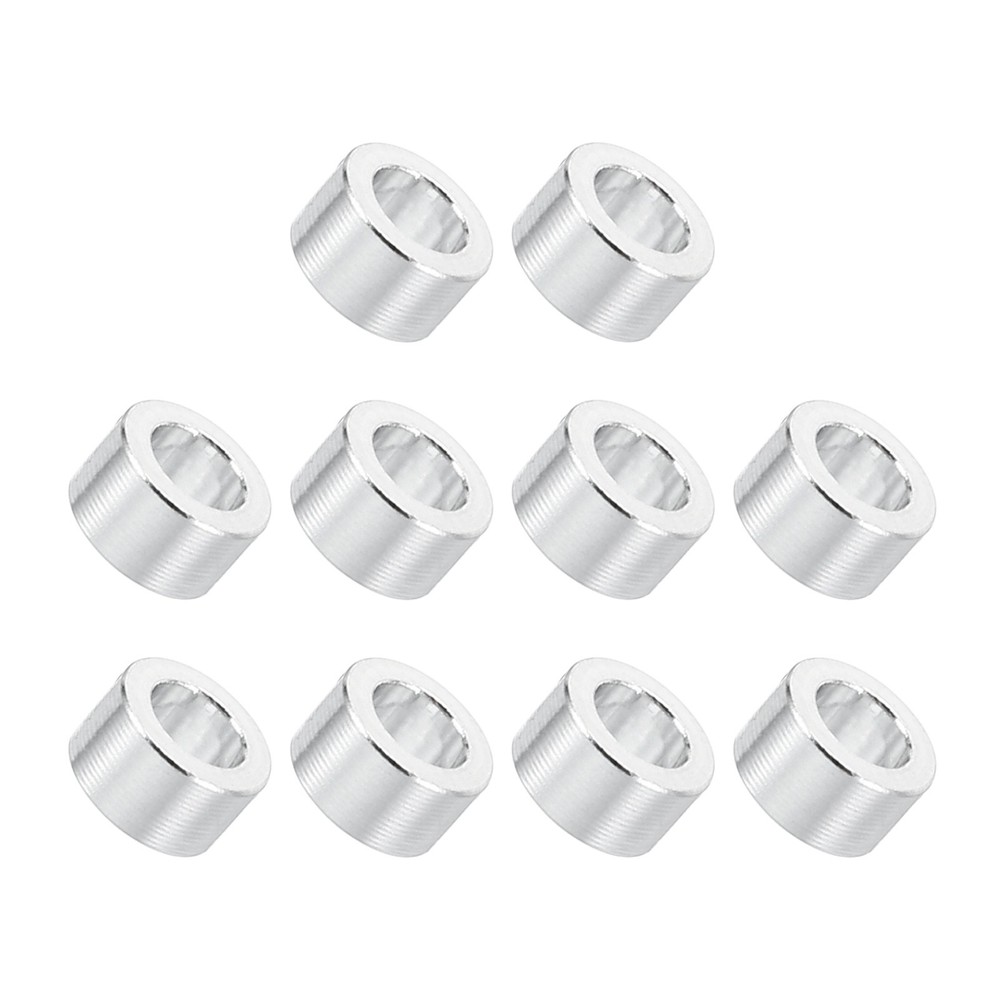 10 Pcs M3 Aluminum Spacers 3.1mm ID x 5mm OD x 3mm L Spacer Screw Standoff