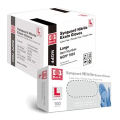 1000pcs Disposable Synguard Nitrile Exam Gloves Medical Gloves Latex Powder Free