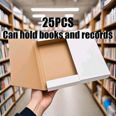 25PCS Vinyl Record Shipping Boxes 12.5″ LP Album Mailers Cardboard Packaging