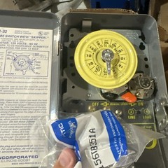 Intermatic P171-32 Heavy-Duty Plug-In Portable Time Switch, SPST, 20A, 125V
