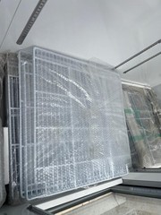 K2 Scientific K273GDR 73 Cu. Ft. High Performance Glass Triple Door Refrigerator