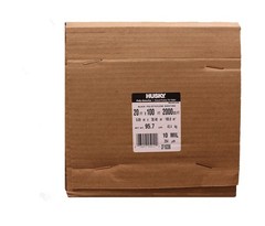 Poly-America (20’x100′) Husky Contractor’s Choice Black Plastic Sheeting 10 M…