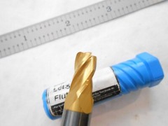NEW DURA-MILL USA .3135″ DIA X 1/2″ LOC X 2″ L X .060″ CR 4FL CC CARBIDE ENDMILL