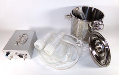3L Electric Goat/Sheep Milking Machine, Rechargeable Battery, Adjustble Pulse