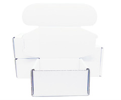 4x3x2 Inches White Corrugated Cardboard Shipping Boxes Small Mailer Boxes for Bu