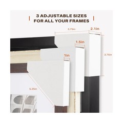 Golden State Art, 120 Pack Adjustable Cardboard Corner Protecto… USA FAST SHIP
