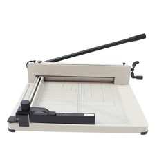 NEW Heavy Duty Guillotine Paper Cutter – 17″ Commercial Metal Base A3/A4 Trimmer